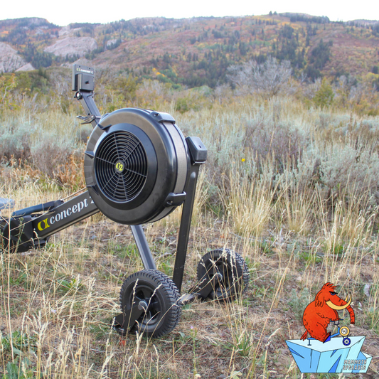 Mammoth Turf Wheel Kit for Concept2 Rowers